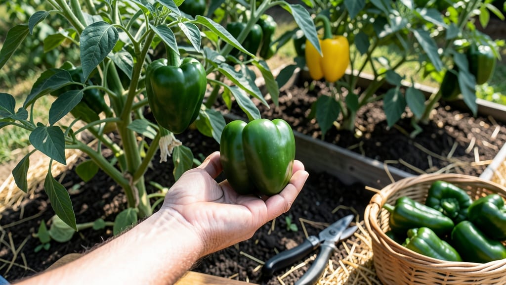 When to Pick Bell Peppers from Garden: 5 Color-Coded Stages for Peak Flavor