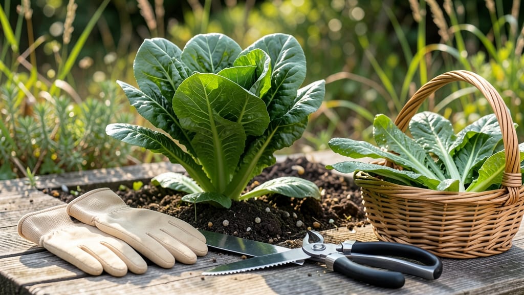 How to Harvest Romaine Lettuce From Garden: When Leaves Reach 8-12 Inches for Crisp, Bitter-Free Cuts
