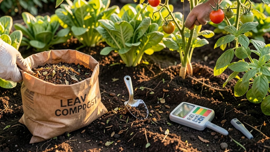 Is Leaf Compost Good for Vegetable Gardens: Nitrogen Levels and When to Mix With Manure