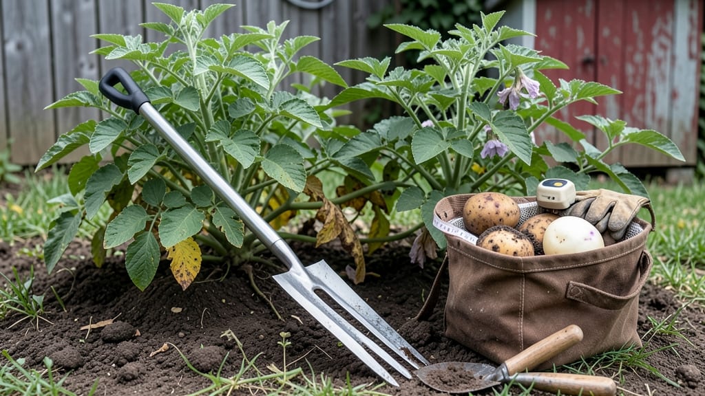When to Pick Potatoes From Garden: Finger-Press Test for Perfect Harvest Time