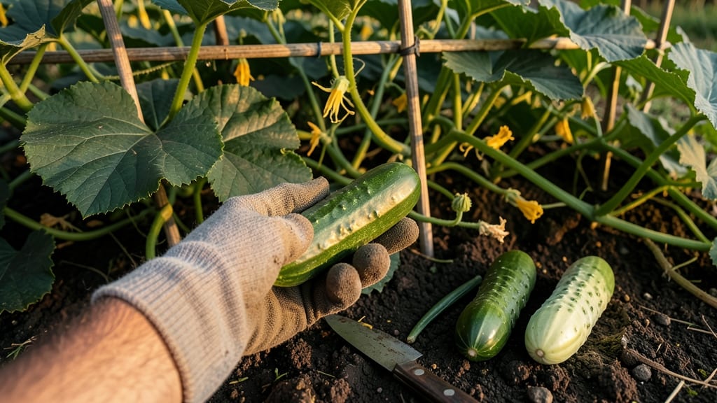 When to Harvest Cucumbers From Garden: 3 Tactile Tests for Crunchy, Seed-Free Picks