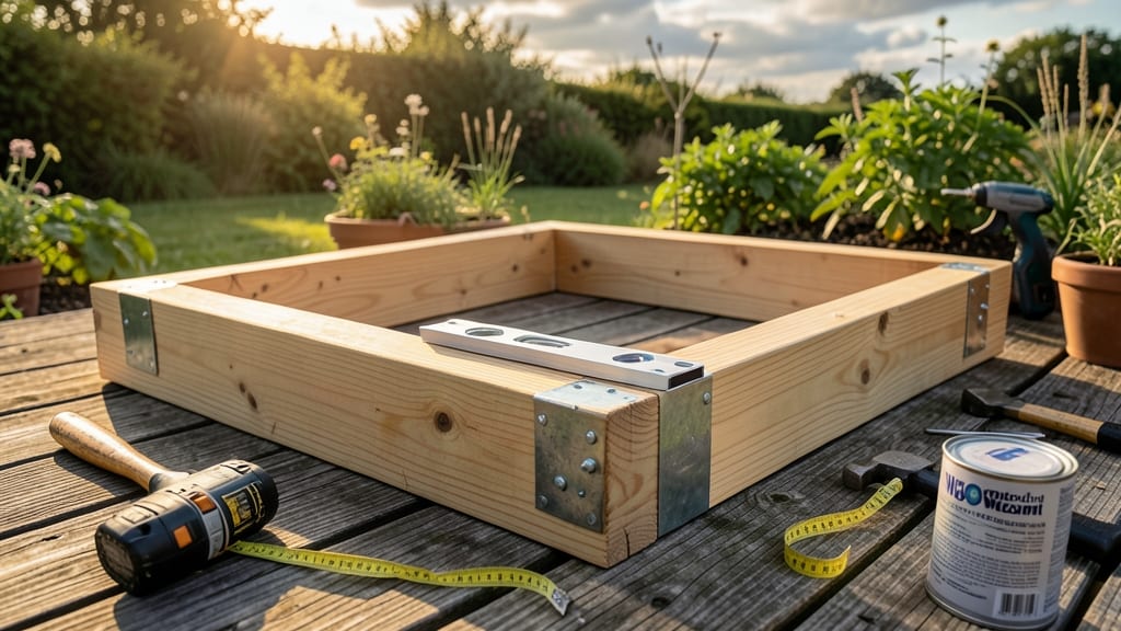 2x4 Raised Garden Bed Plans: Free Cut List and Assembly Guide for Beginners