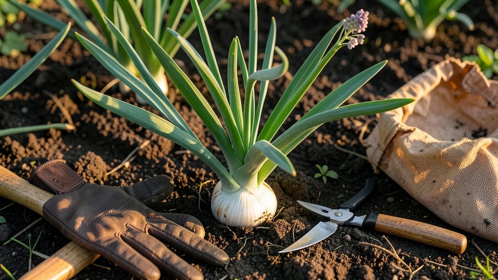 When to Pick Garlic From Garden: Paper-Shell Test for Perfect Harvest Timing