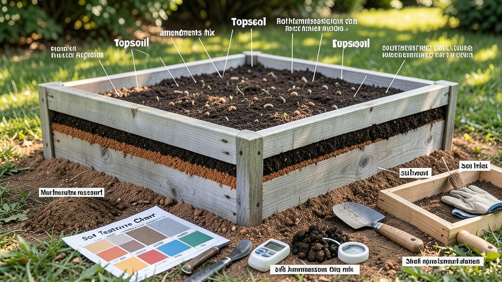 Soil Composition for Raised Vegetable Gardens: Layering Secrets for Root Health and Drainage