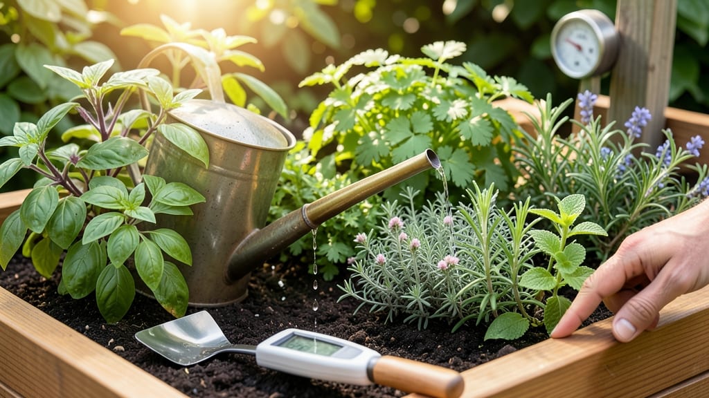 How Often to Water Herb Garden: Soil-Moisture Test Triggers for Lush Growth