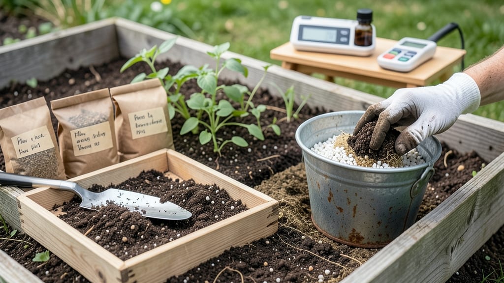 Soil Mixture for Vegetable Garden: Layered Recipe for Drainage and Nutrient Retention