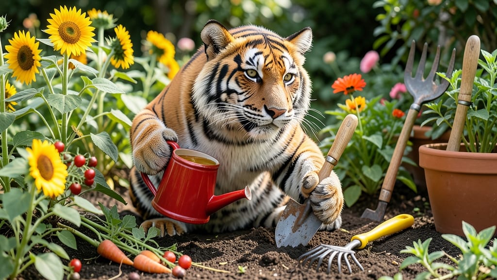 What Does Tiger Do In Grow A Garden: A Role-Playing Guide for Kids' Gardening Fun