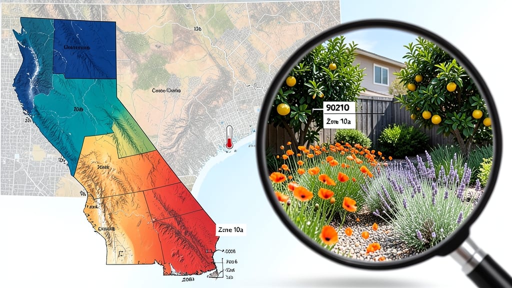 Gardening Zones California by Zip Code: Exact USDA Map and Microclimate Adjustments by Zip