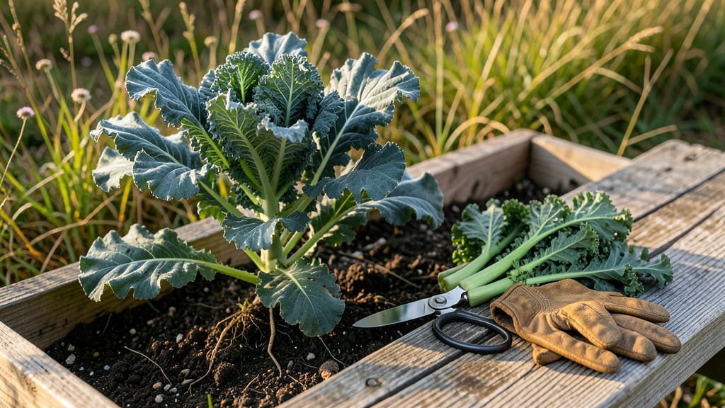 How to Pick Kale From Garden: Leaf-Curling Test for Peak Tender Crunch