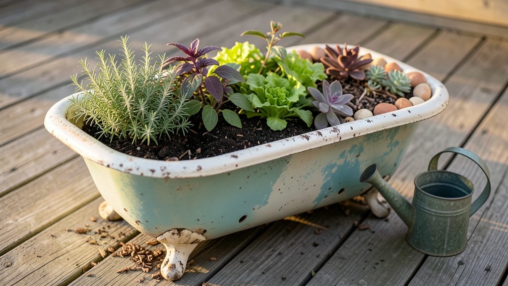 What Is a Garden Bathtub: DIY vs Pre-Made Material Breakdown for Plant Health