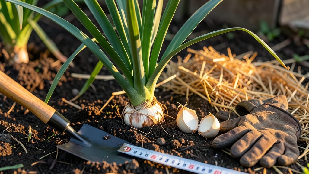 Garlic Spacing in Garden: 6-Inch Rows for Maximum Bulb Growth