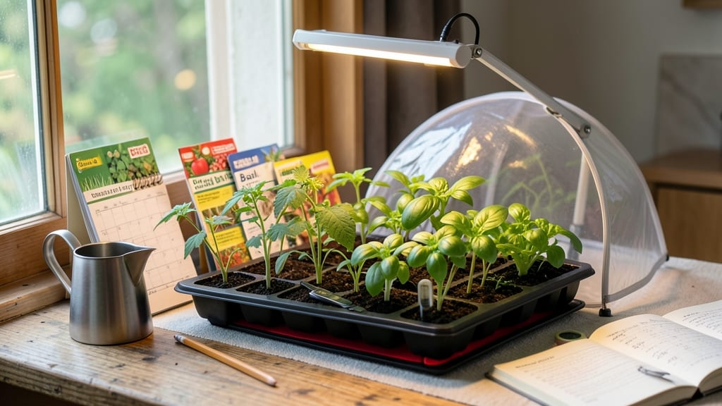 When to Start Garden Seeds Indoors: Frost-Date Math for Perfect Timing by Crop
