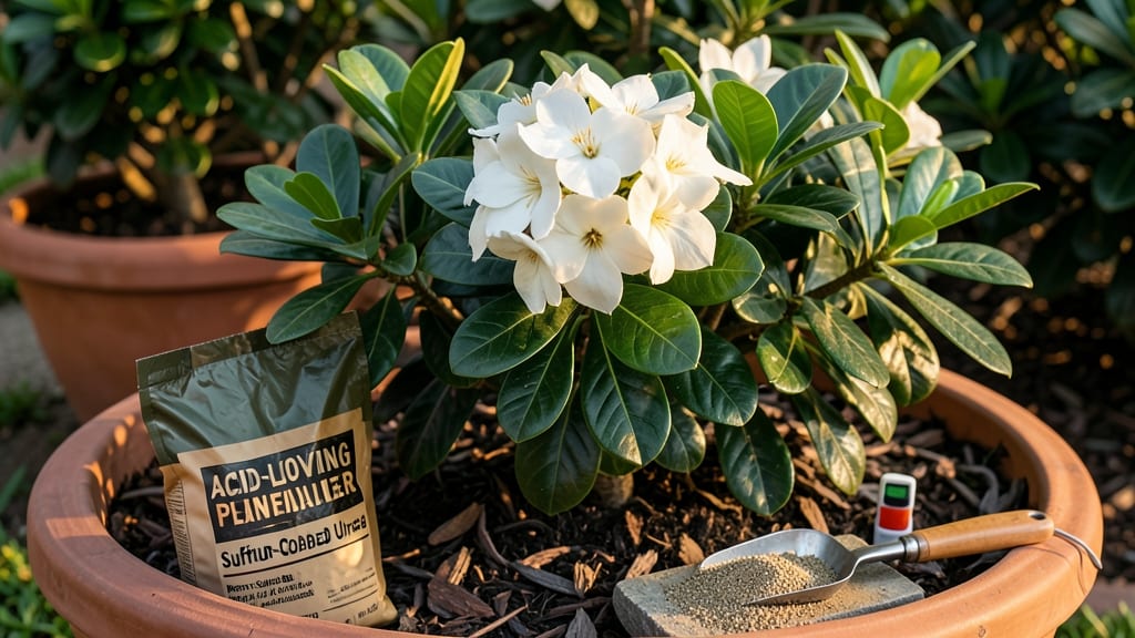 Acidic Nitrogen Fertilizer for Gardenias: pH-Balanced Feeding for Vibrant Blooms