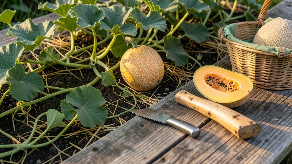 When to Harvest Cantaloupe from Garden: 3 Telltale Signs for Peak Sweetness