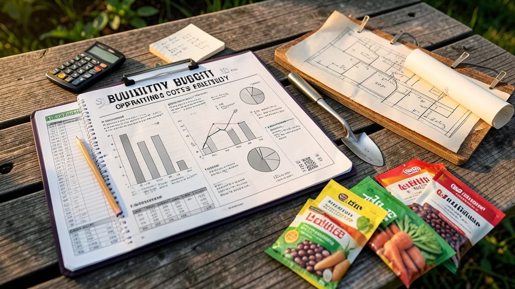 Community Garden Startup Budget and Operating Costs Feasibility Study: Feasibility Study With Cost Breakdowns